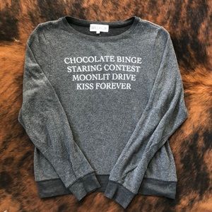 Women’s Wildfox Graphic Crewneck Sweatshirt Size M